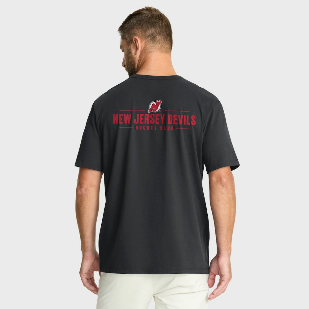 New Jersey Devils - Fanatics Crash The Net Legacy T-Shirt Black