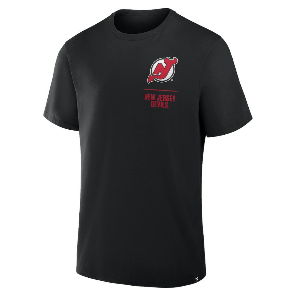 New Jersey Devils - Fanatics Crash The Net Legacy T-Shirt Black