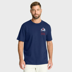 Colorado Avalanche - Fanatics Crash The Net Legacy T-Shirt Navy