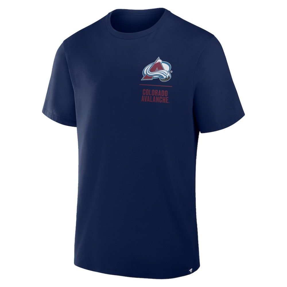 Colorado Avalanche - Fanatics Crash The Net Legacy T-Shirt Navy