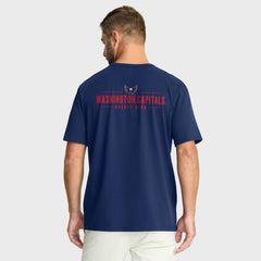 Washington Capitals Fanatics Crash The Net Legacy T-Shirt Navy