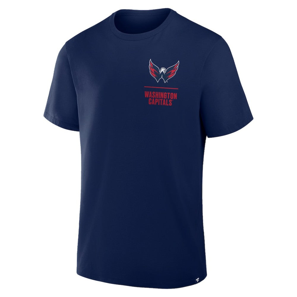 Washington Capitals Fanatics Crash The Net Legacy T-Shirt Navy