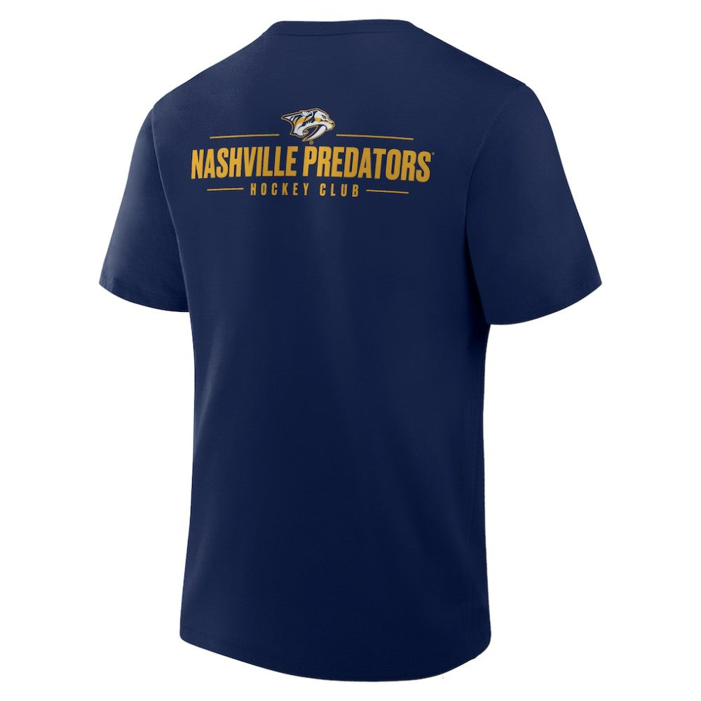 Nashville Predators - Fanatics Crash The Net Legacy T-Shirt Navy