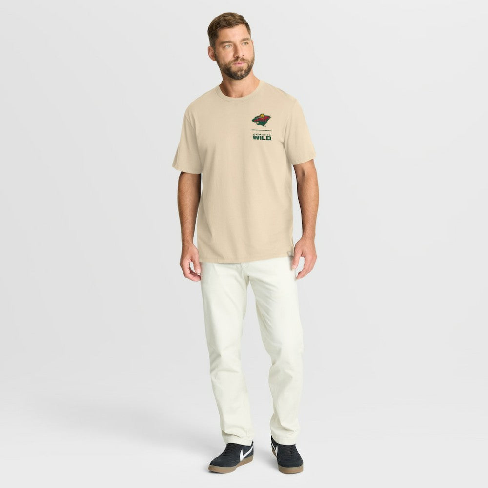 Minnesota Wild - Fanatics Crash The Net Legacy T-Shirt Natural