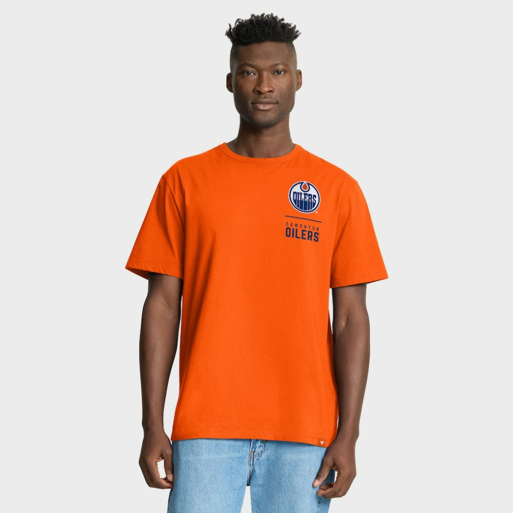 Edmonton Oilers - Fanatics Crash The Net Legacy T-Shirt Orange
