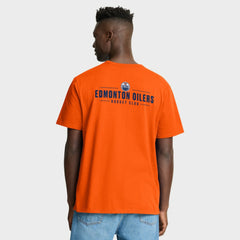 Edmonton Oilers - Fanatics Crash The Net Legacy T-Shirt Orange