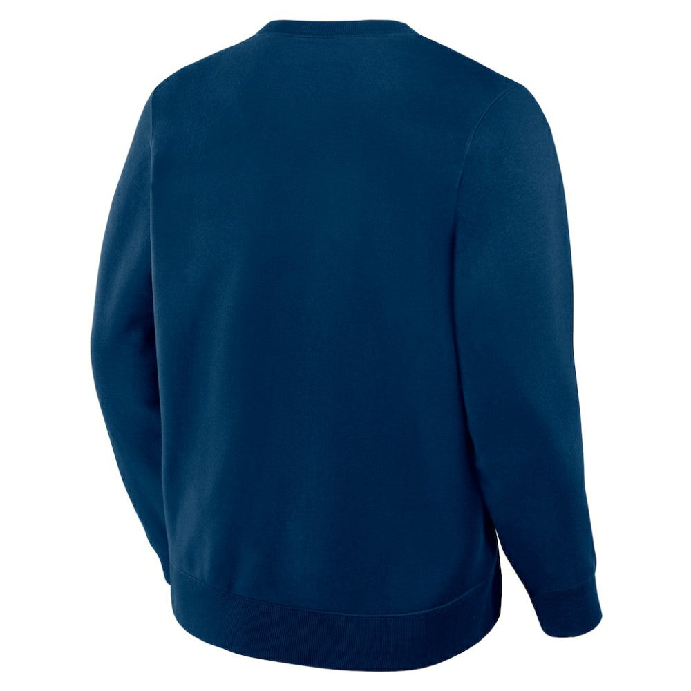 Seattle Kraken Fanatics Stickler Sweatshirt Deep Sea Blue