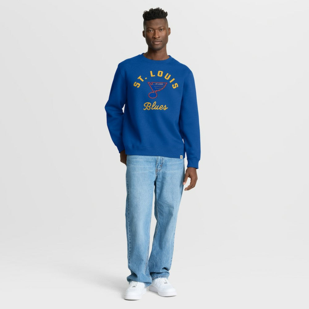 St. Louis Blues - Fanatics Vintage Stickler Sweatshirt Blue