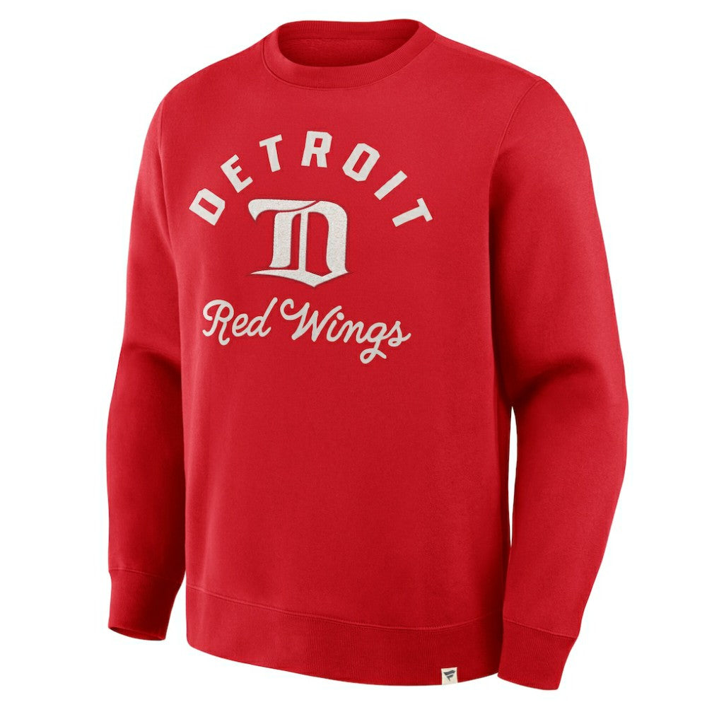 Detroit Red Wings - Fanatics Vintage Stickler Sweatshirt Red