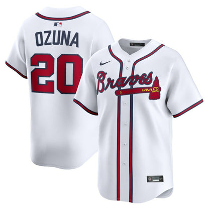 Marcell Ozuna Atlanta Braves Nike Home Limited Player Jersey - White | MLB Jerseys
