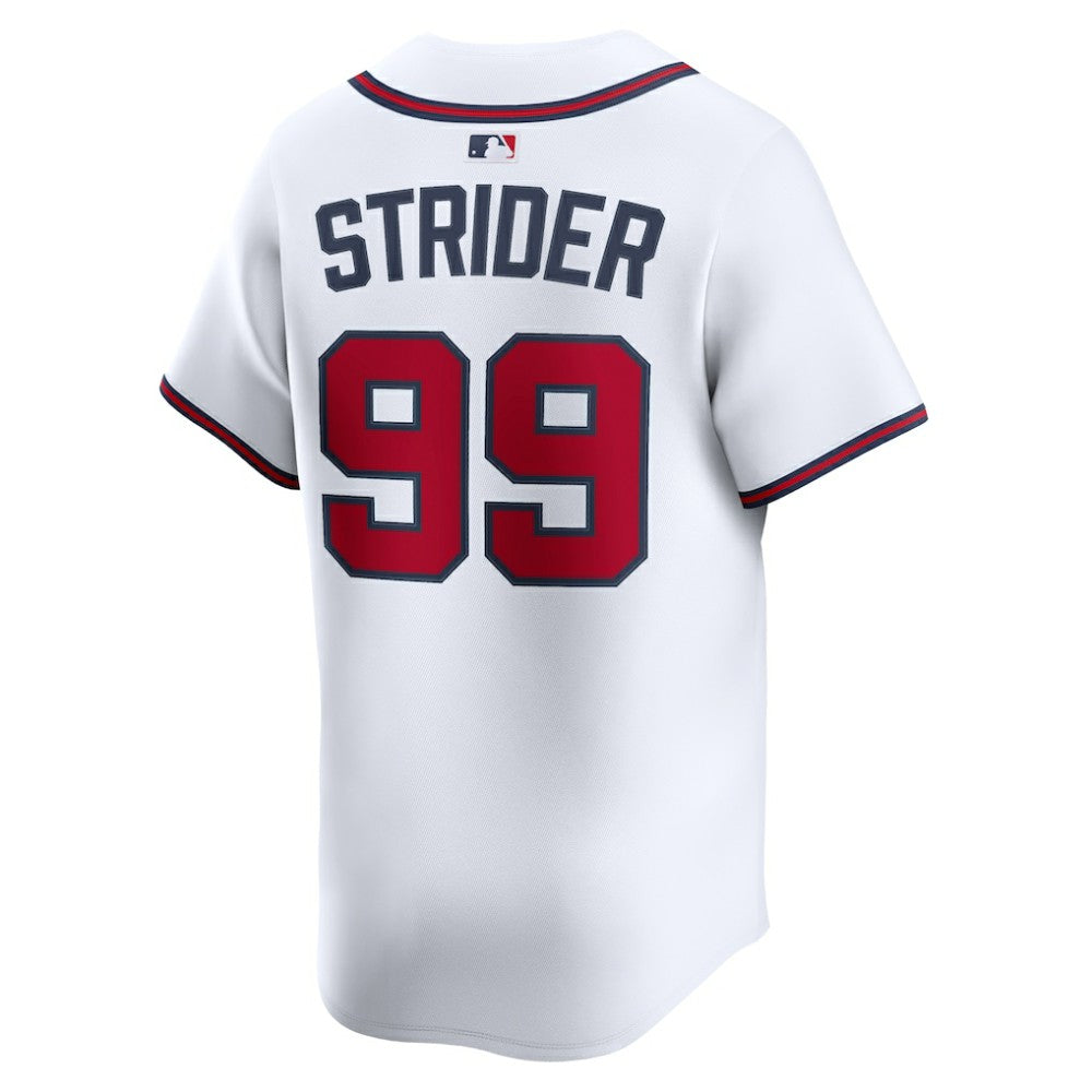 Spencer Strider Atlanta Braves Nike Home Limited Player Jersey Lifestyle