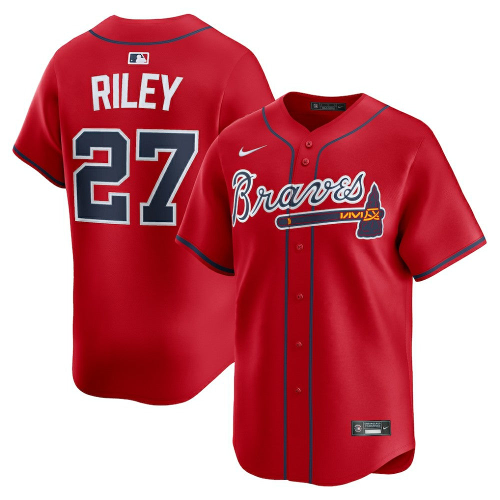 Austin Riley Atlanta Braves Nike Alternate Limited Player Jersey Online