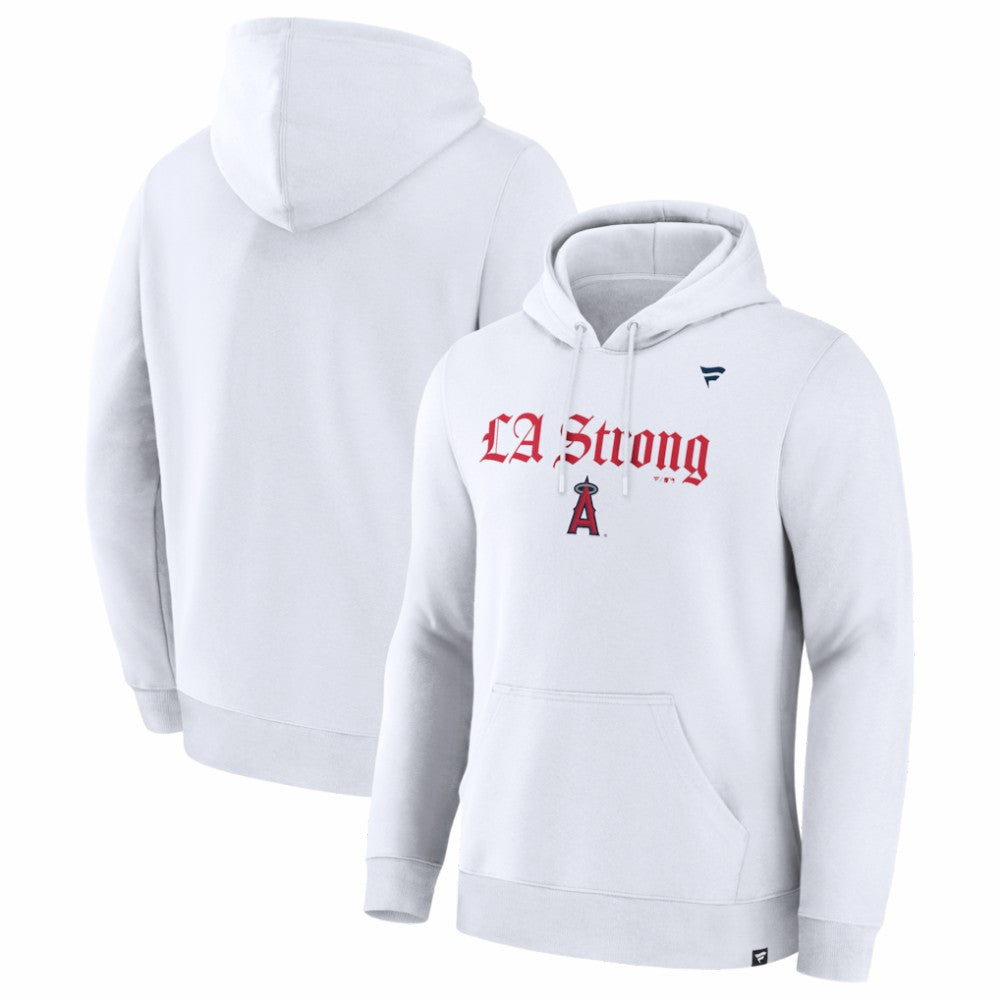 Los Angeles Angels Fanatics Unisex LA Strong Premium Fleece Pullover Hoodie On Sale