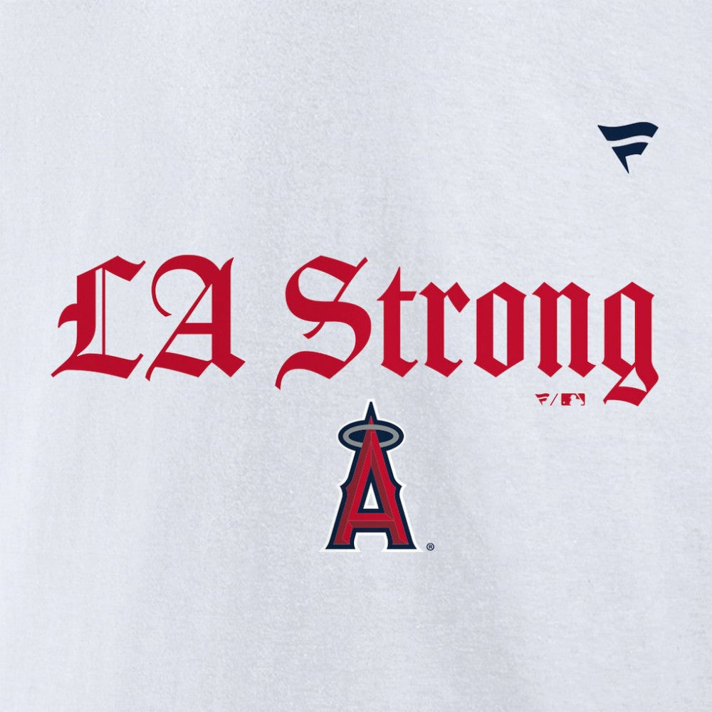 Los Angeles Angels Fanatics Unisex LA Strong Premium Fleece Pullover Hoodie On Sale