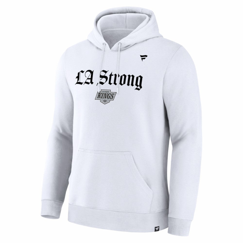 Los Angeles Kings - Fanatics Unisex LA Strong Premium Fleece Pullover Hoodie White
