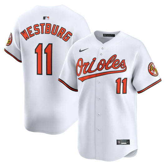 Jordan Westburg Baltimore Orioles Nike Home Limited Player Jersey - White | MLB Jerseys
