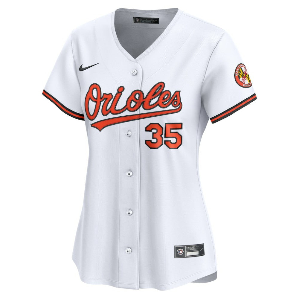 Adley Rutschman Baltimore Orioles Nike Women's Home Limited Player Jersey Lifestyle