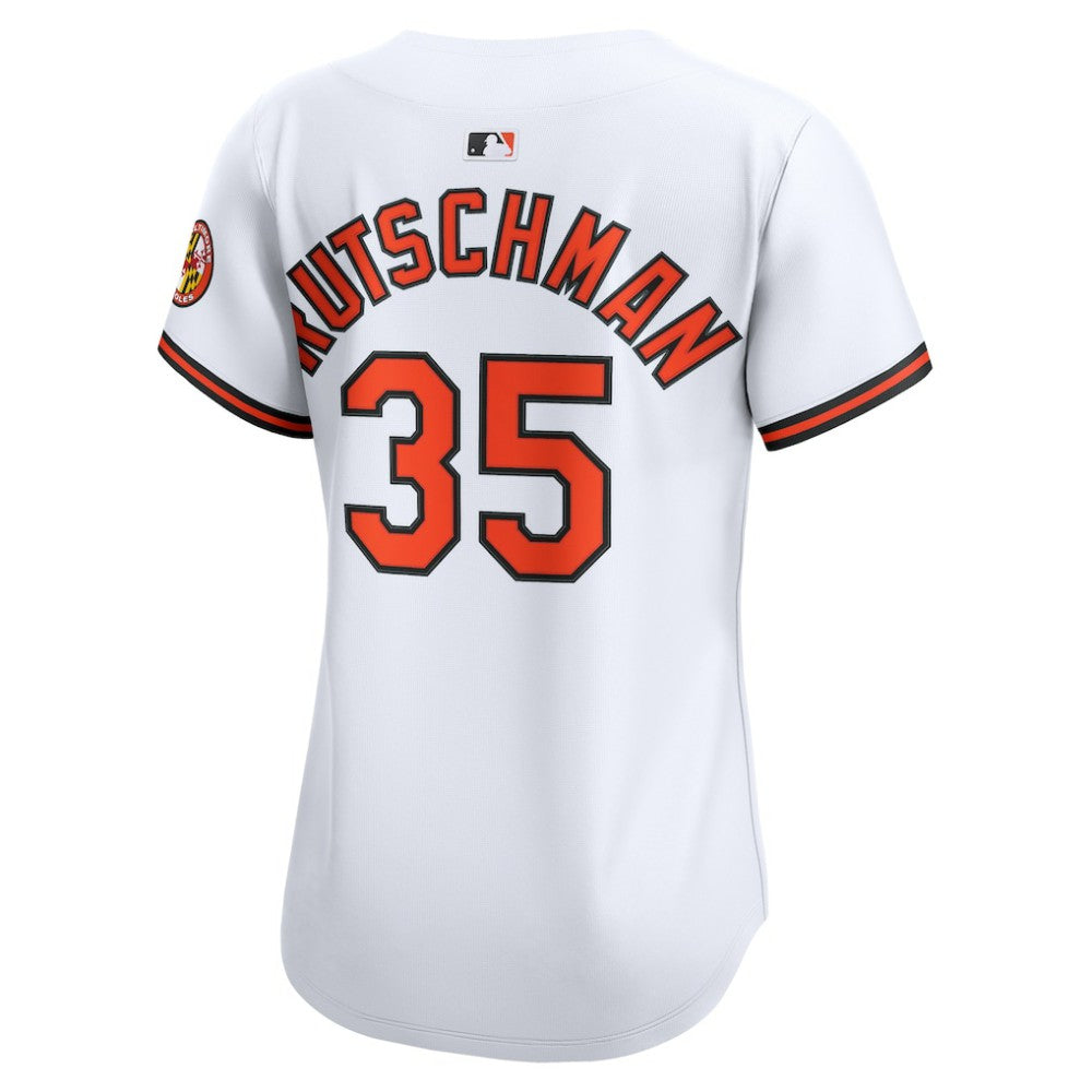 Adley Rutschman Baltimore Orioles Nike Women's Home Limited Player Jersey Lifestyle