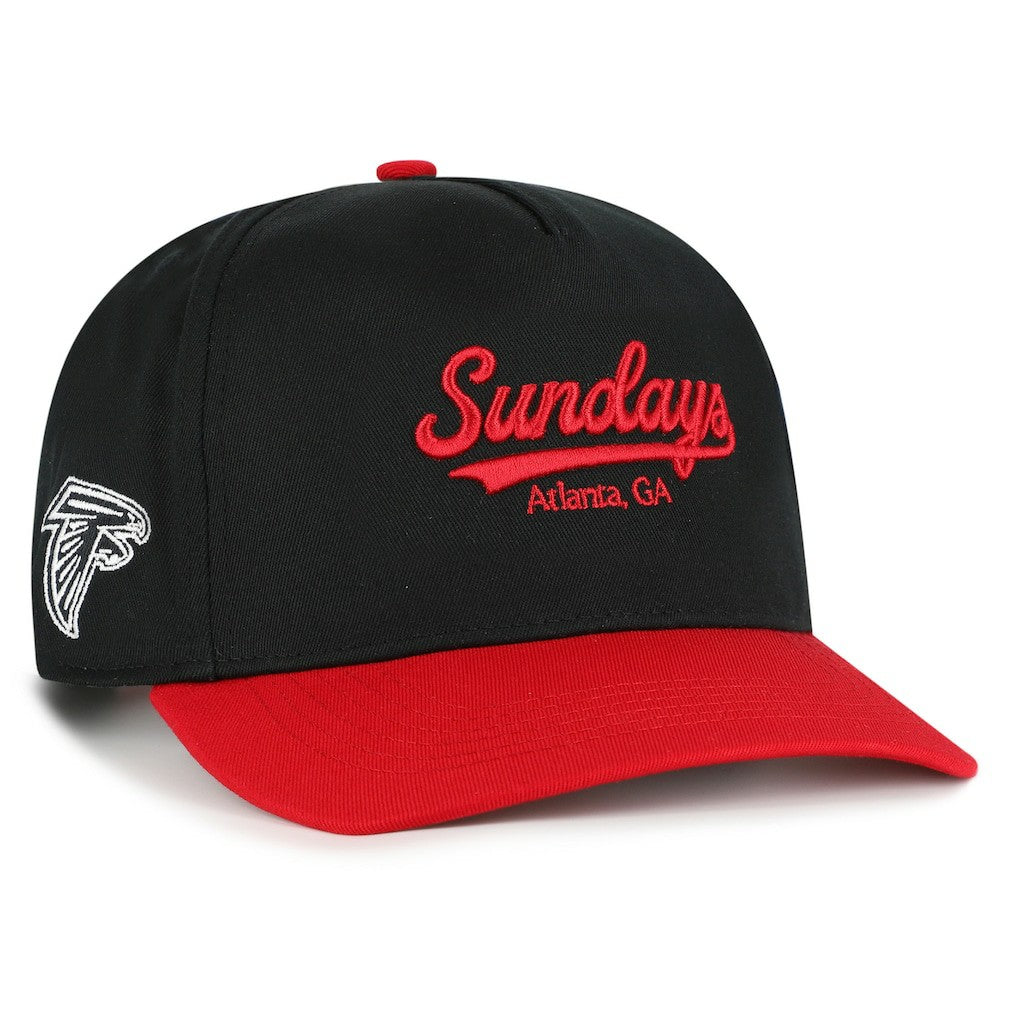 Atlanta Falcons '47 Sundays Sure Shot Hitch Two-Tone Adjustable Hat Black/Red - 47 brand