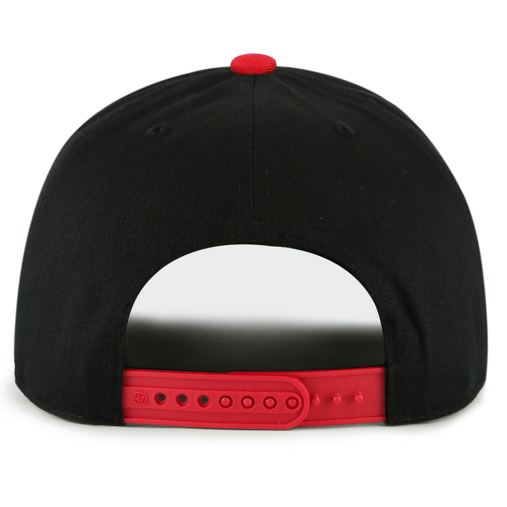 Atlanta Falcons '47 Sundays Sure Shot Hitch Two-Tone Adjustable Hat Black/Red - 47 brand