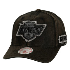 Los Angeles Kings - Mitchell & Ness Downtown Snow Wash Pro-Crown Adjustable Hat Black