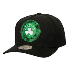 Mitchell & Ness - Boston Celtics Tilted Pro Pinch Adjustable Hat - Black