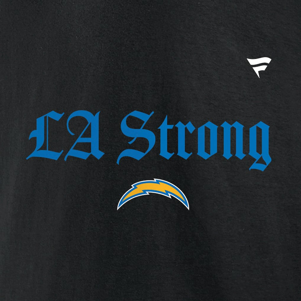 Los Angeles Chargers Unisex LA Strong Fleece Pullover Hoodie Black - Fanatics
