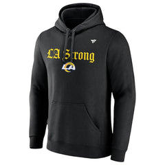 Los Angeles Rams Unisex LA Strong Fleece Pullover Hoodie Black - Fanatics