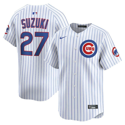 Seiya Suzuki Chicago Cubs Nike Home Limited Player Jersey - White | MLB Jerseys