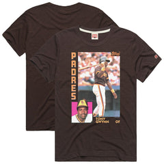 Tony Gwynn San Diego Padres Homage 1984 Topps Baseball Card Player T-Shirt On Sale