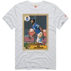 Bo Jackson Kansas City Royals Homage 1987 Topps Baseball Card Player T-Shirt Sale