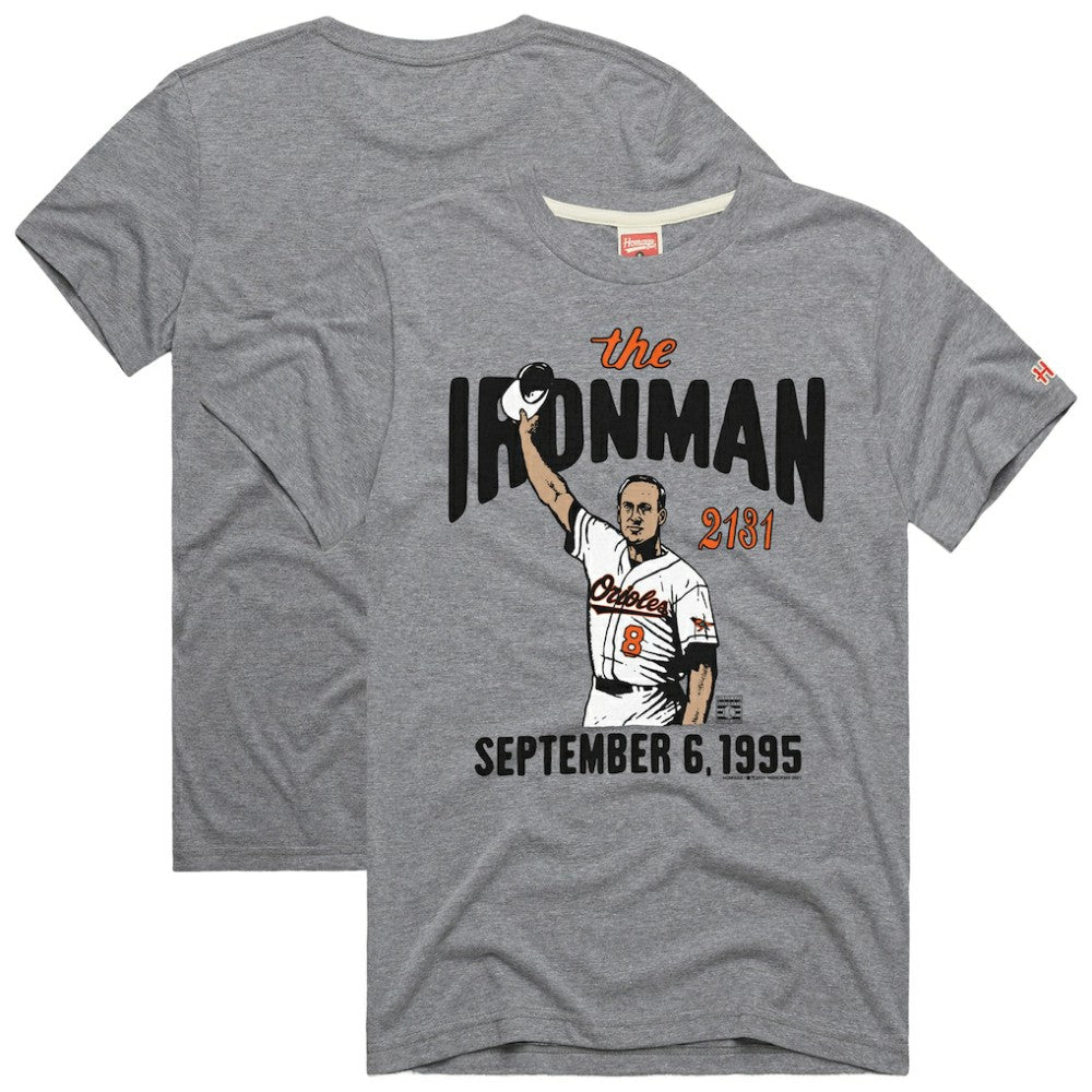 Cal Ripken Jr. Baltimore Orioles Homage Graphic Player T-Shirt Clearance