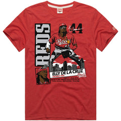 Elly De La Cruz Cincinnati Reds Homage Graphic Player Tri-Blend T-Shirt On Sale