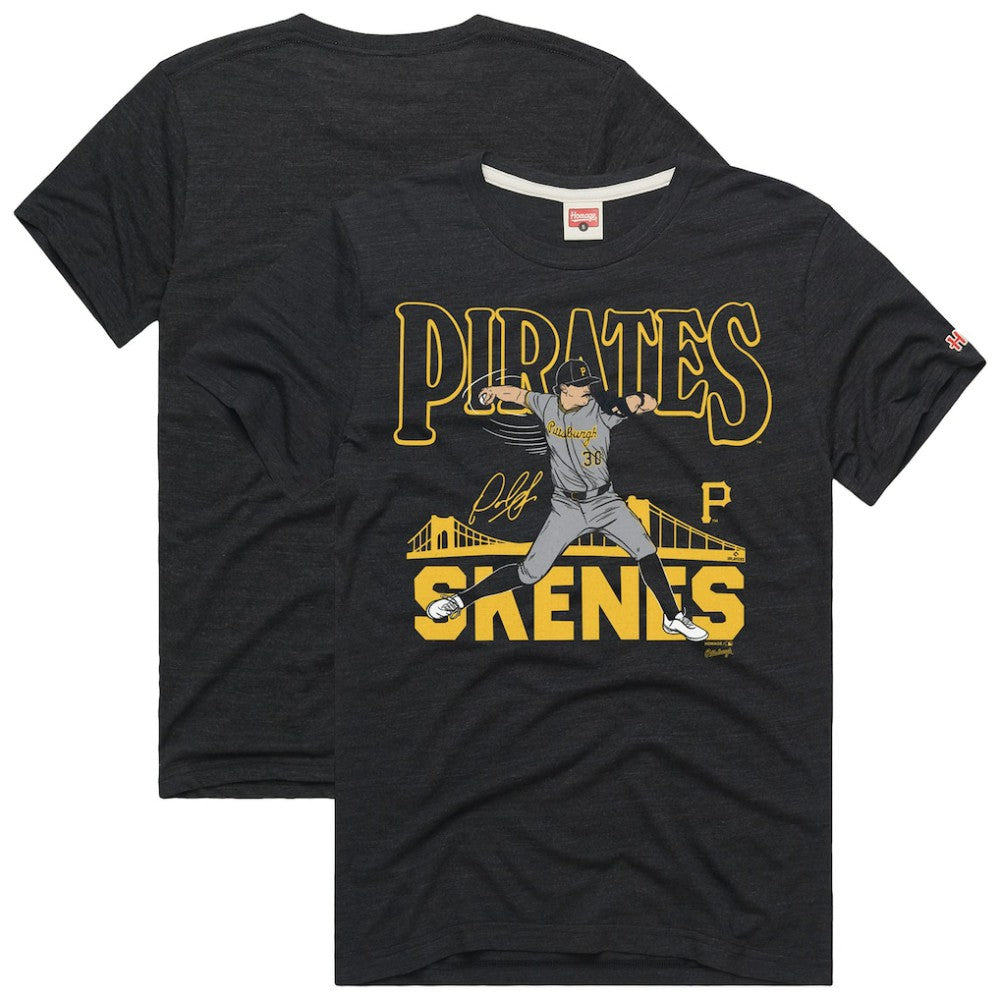 Paul Skenes Pittsburgh Pirates Homage Graphic Player Tri-Blend T-Shirt Clearance