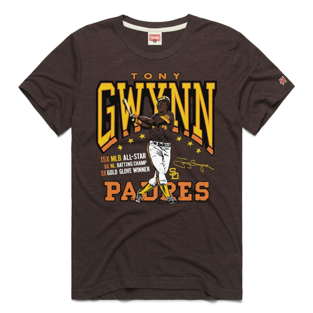 Tony Gwynn San Diego Padres Homage Graphic Player T-Shirt Near Me