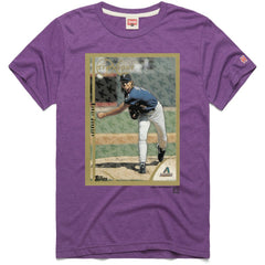 Randy Johnson Arizona Diamondbacks Homage 1999 Topps Baseball Card Player T-Shirt Lifestyle