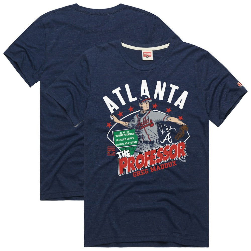 Greg Maddux Atlanta Braves Homage Graphic Player T-Shirt Lifestyle