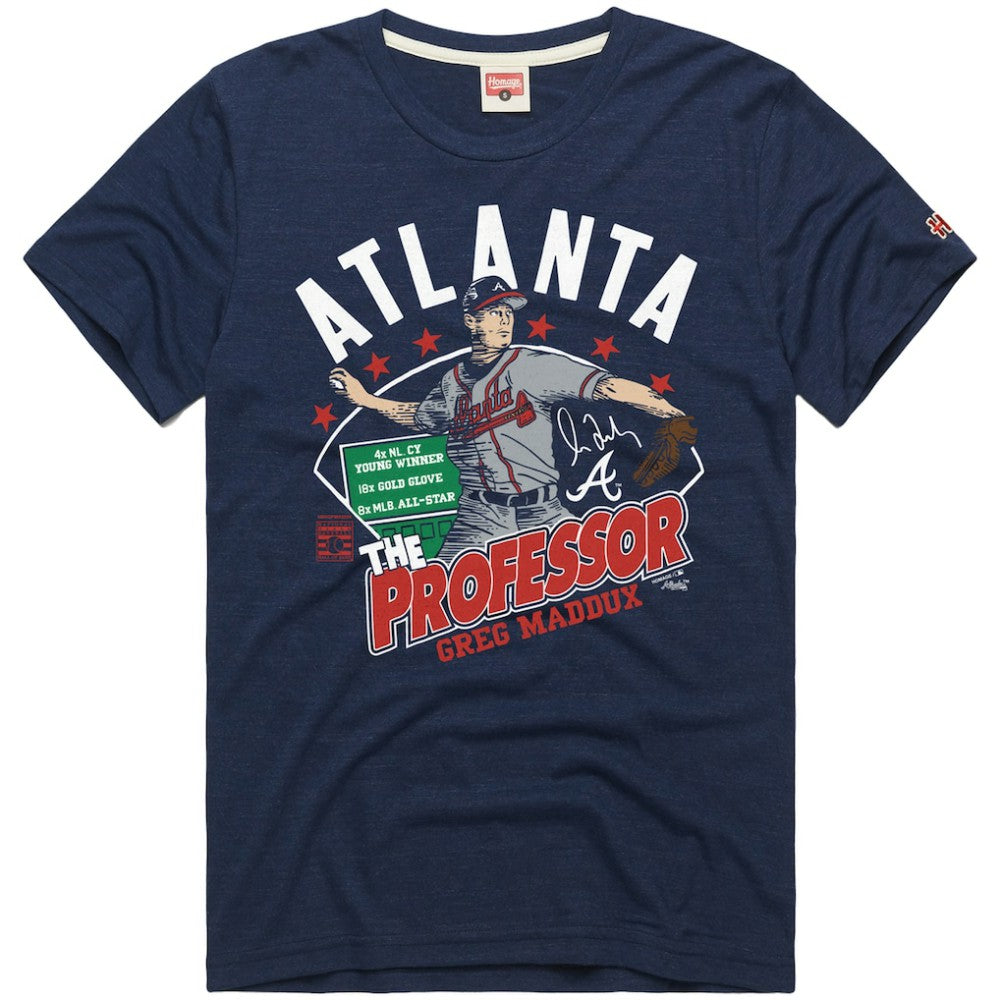 Greg Maddux Atlanta Braves Homage Graphic Player T-Shirt Lifestyle