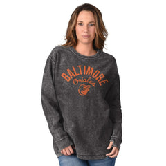 Baltimore Orioles G-III 4Her by Carl Banks Women's Comfy Cord Pullover Sweatshirt Sale