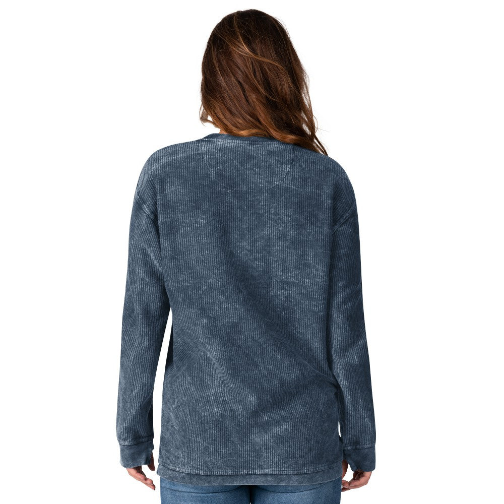 Milwaukee Brewers G-III 4Her by Carl Banks Women's Comfy Cord Pullover Sweatshirt On Sale
