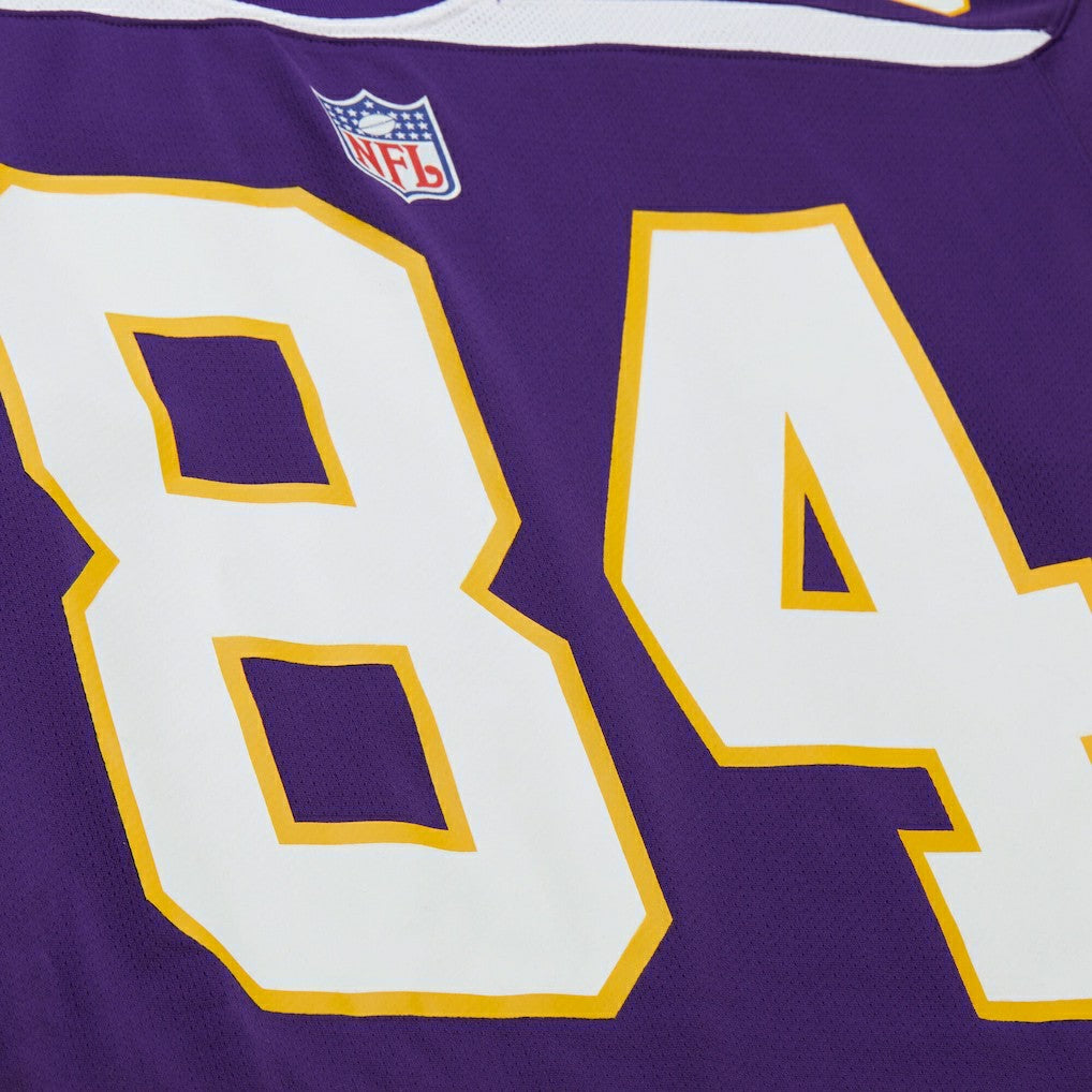 Randy Moss Minnesota Vikings Maxxed Out Fashion Hockey Jersey Purple - Mitchell & Ness