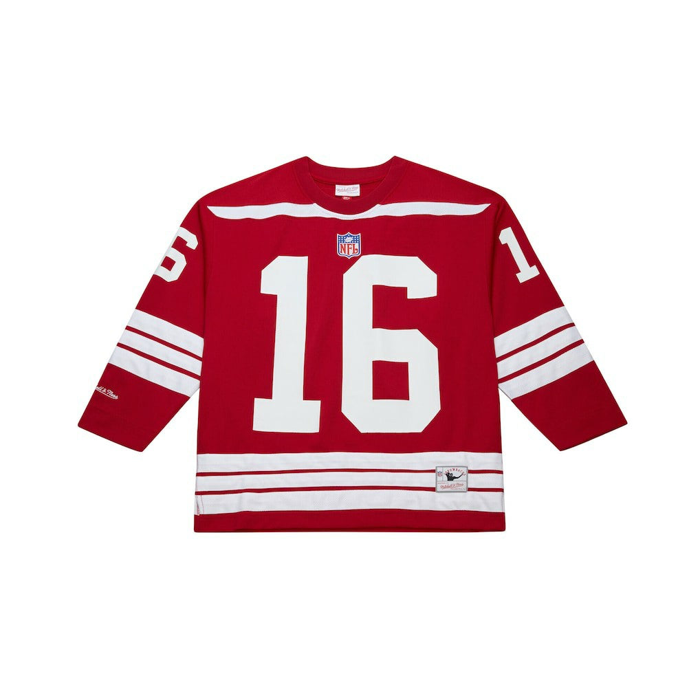 Joe Montana San Francisco 49ers Maxxed Out Fashion Hockey Jersey - Scarlet for sale | NFL Jerseys
