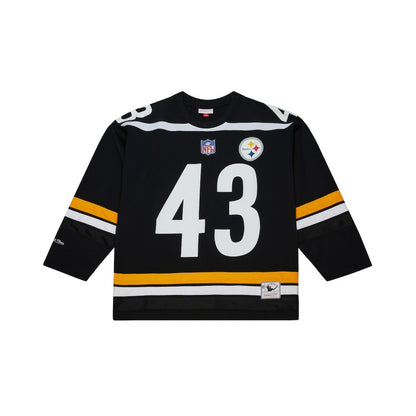 Troy Polamalu Pittsburgh Steelers Maxxed Out Fashion Hockey Jersey - Black for sale | NFL Jerseys