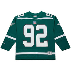 Reggie White Philadelphia Eagles Maxxed Out Fashion Hockey Jersey Kelly Green - Mitchell & Ness