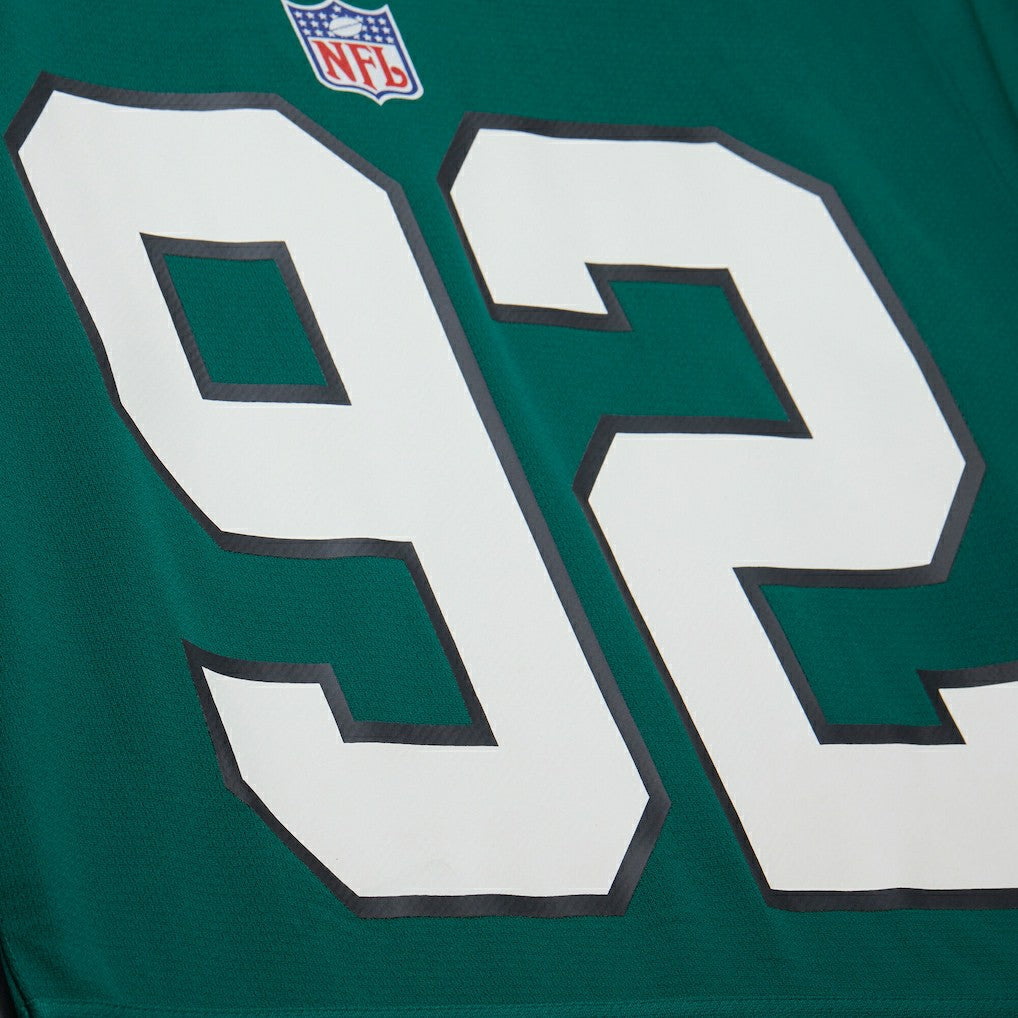 Reggie White Philadelphia Eagles Maxxed Out Fashion Hockey Jersey Kelly Green - Mitchell & Ness