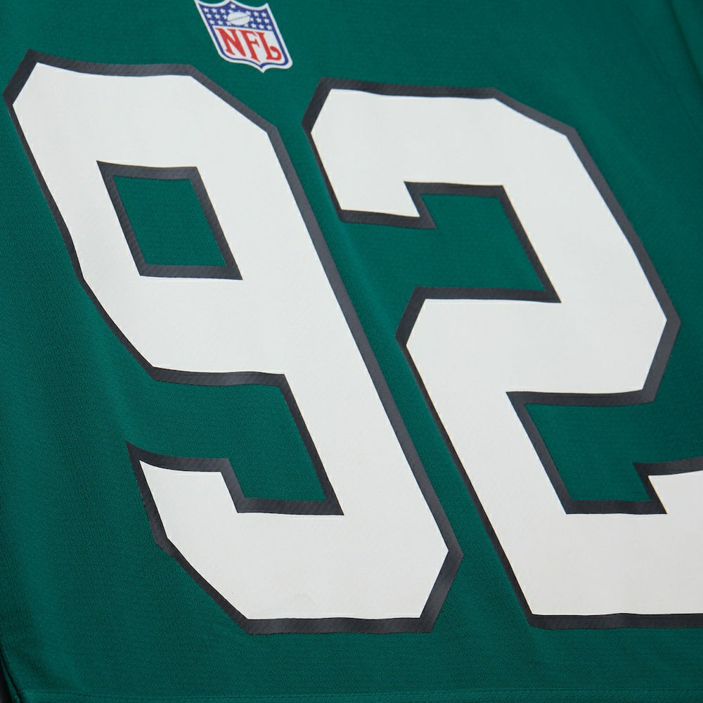 Reggie White Philadelphia Eagles Maxxed Out Fashion Hockey Jersey Kelly Green - Mitchell & Ness