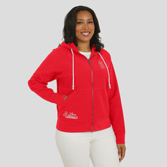 St. Louis Cardinals WEAR by Erin Andrews Women's Vintage Full-Zip Raglan Hoodie for sale