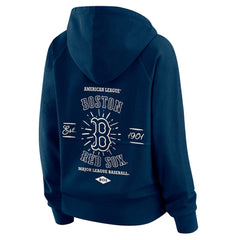 Boston Red Sox WEAR by Erin Andrews Women's Vintage Full-Zip Raglan Hoodie for sale