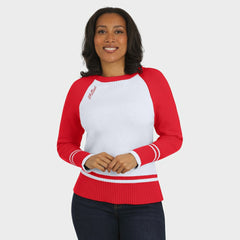 Philadelphia Phillies WEAR by Erin Andrews Women's Colorblock Raglan Sweater discount