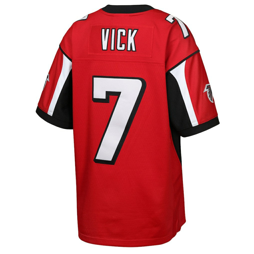 Michael Vick Atlanta Falcons Youth 2003 Legacy Retired Player Jersey Red - Mitchell & Ness